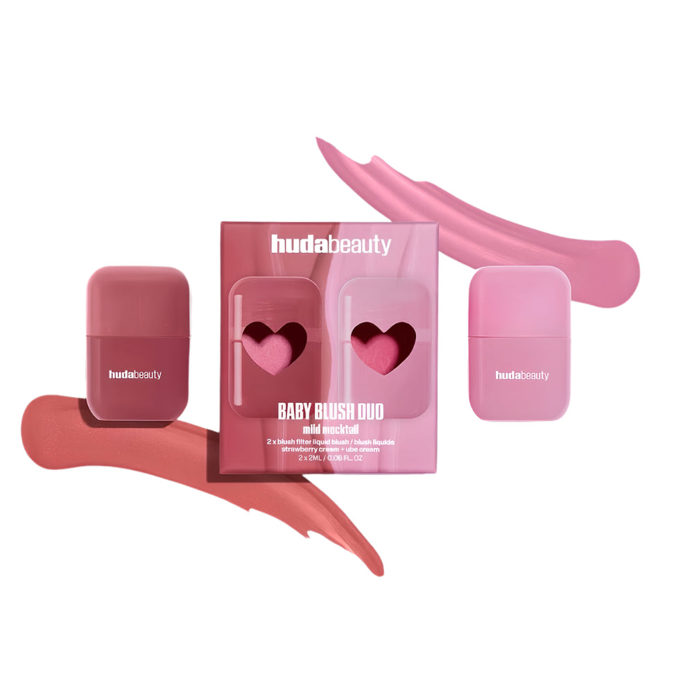 HUDA BEAUTY Baby Blush Duo (Mini Blush Mocktail Duos)